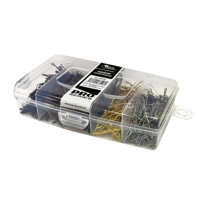 Набор волнистых невидимок Tico Professional 40 мм + зажим пластиковый 300546