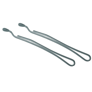 Невидимки рівні укорочені 70 мм/200 грам Silver (300626)