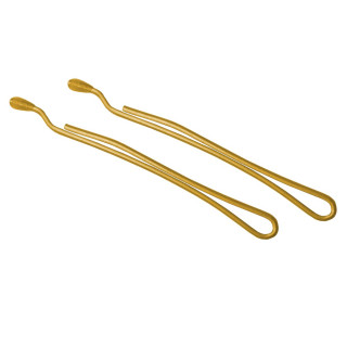 Невидимки рівні укорочені 70 мм/200 грам Gold (300627)