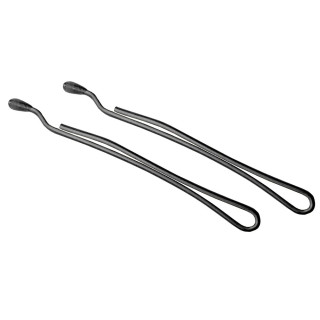 Невидимки рівні укорочені 70 мм/500 г Black (300699)