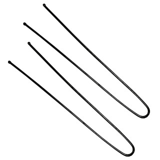 Шпильки рівні 60 мм Black 500 грам (300688)